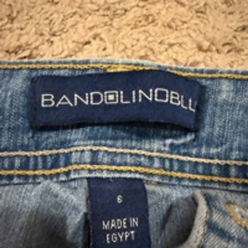 Women's Bandolino Blu Jeans Size 6 Blue Denim Cropped - Picture 2 of 9